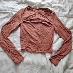 Alphalete Ultrasoft Keyhole Long Sleeve - Blush